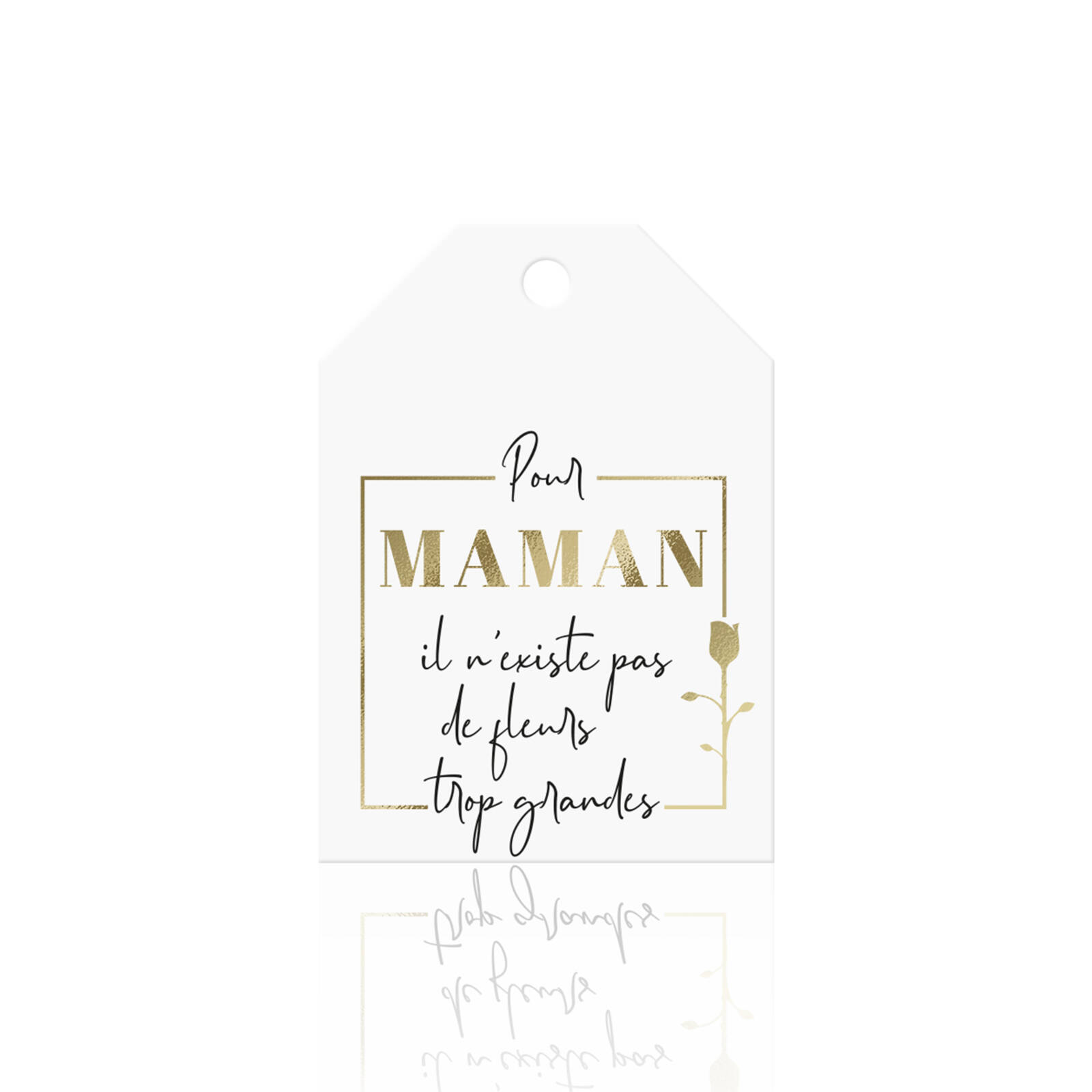 Carte Fiorina Pour Maman - 10 Exemplaires