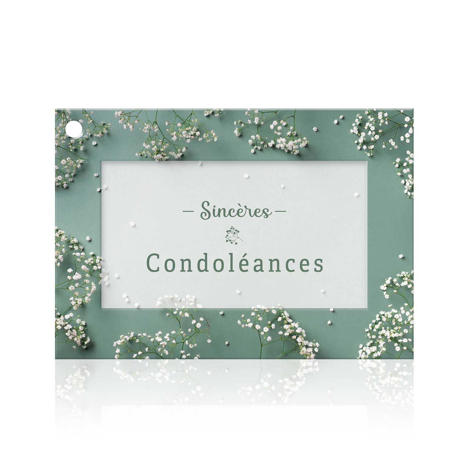 Cartes de condoléances Sincères - 10 pièces