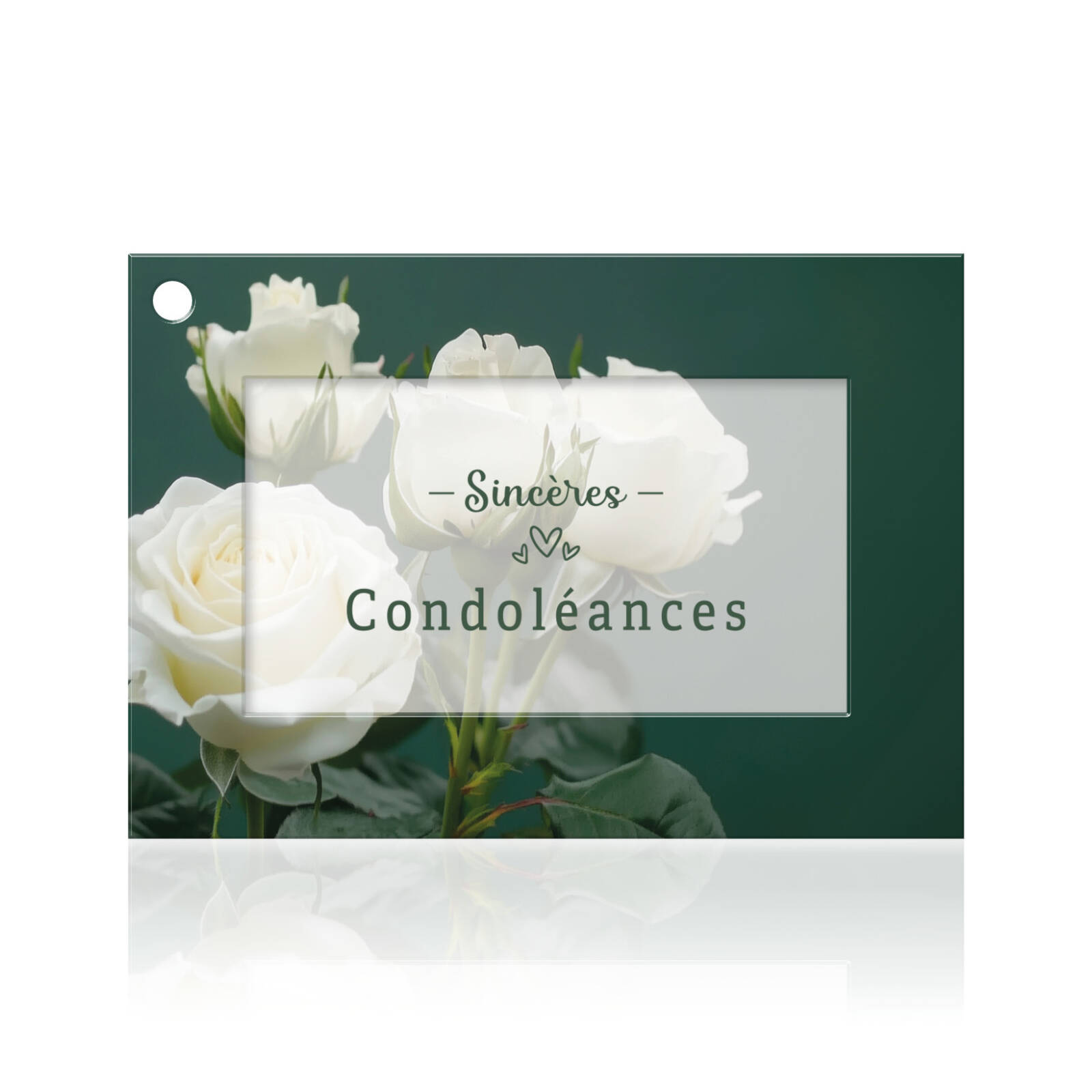 Cartes de Condoléances - Fleur de Fleur par 10