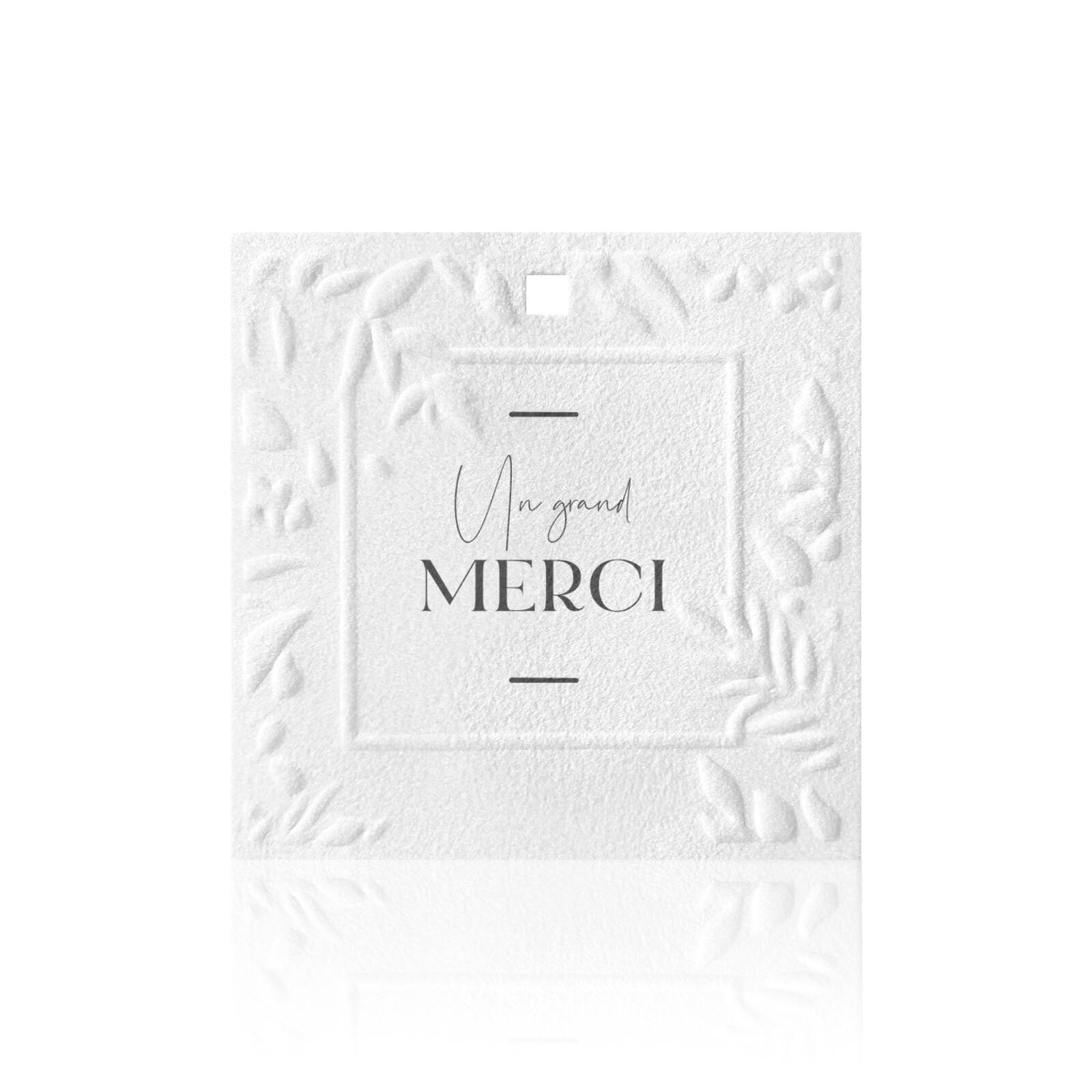 Un grand merci - Cartes carrées