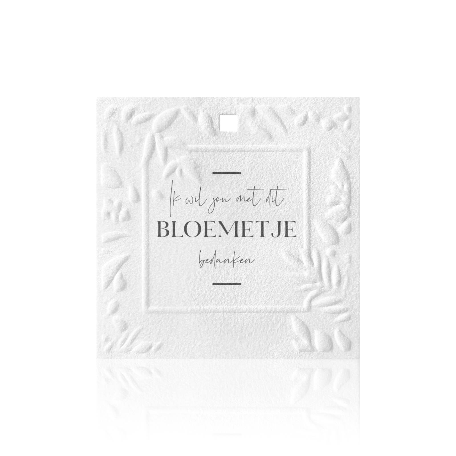 Je veux te remercier avec cette fleur - Carte