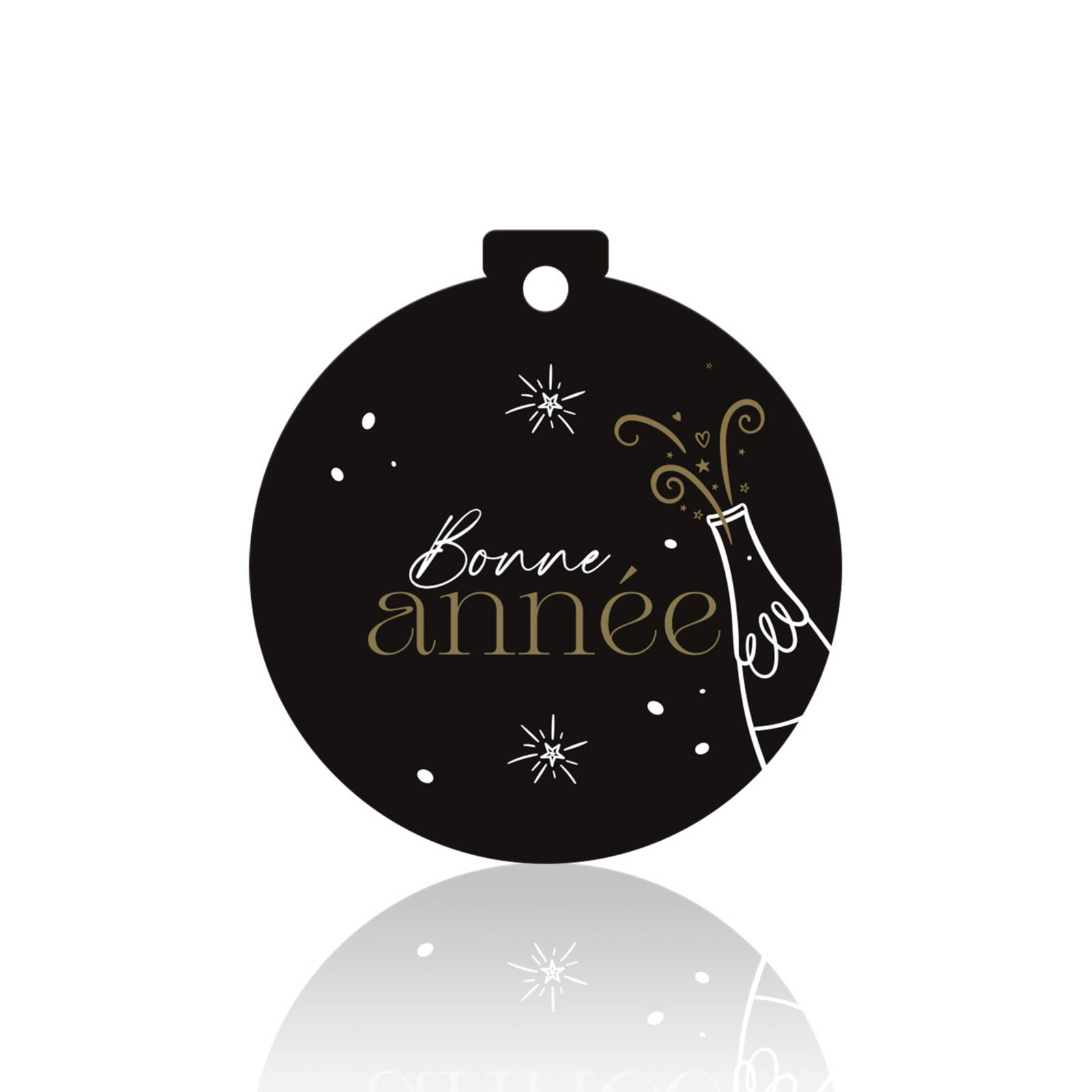 Cartes de vœux Bonne Année - 10 Pièces