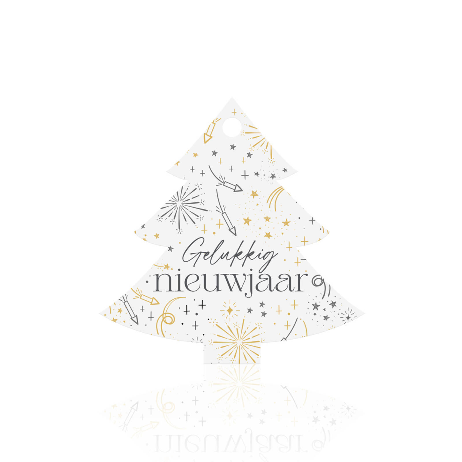 Carte de vœux Heureux Nouvel An - 10 Pièces