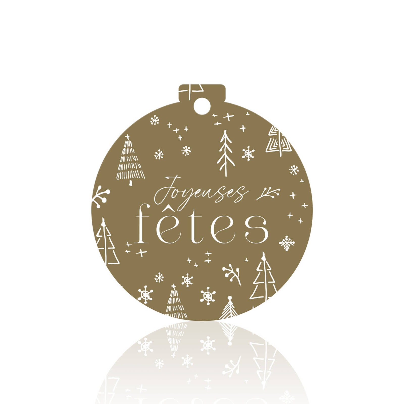 Joyeuses Fêtes - Cartes Carrées