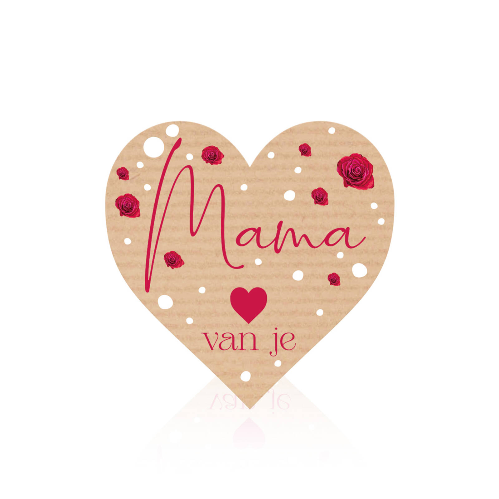 Mama je (cœur) de toi - Cartes Carrées