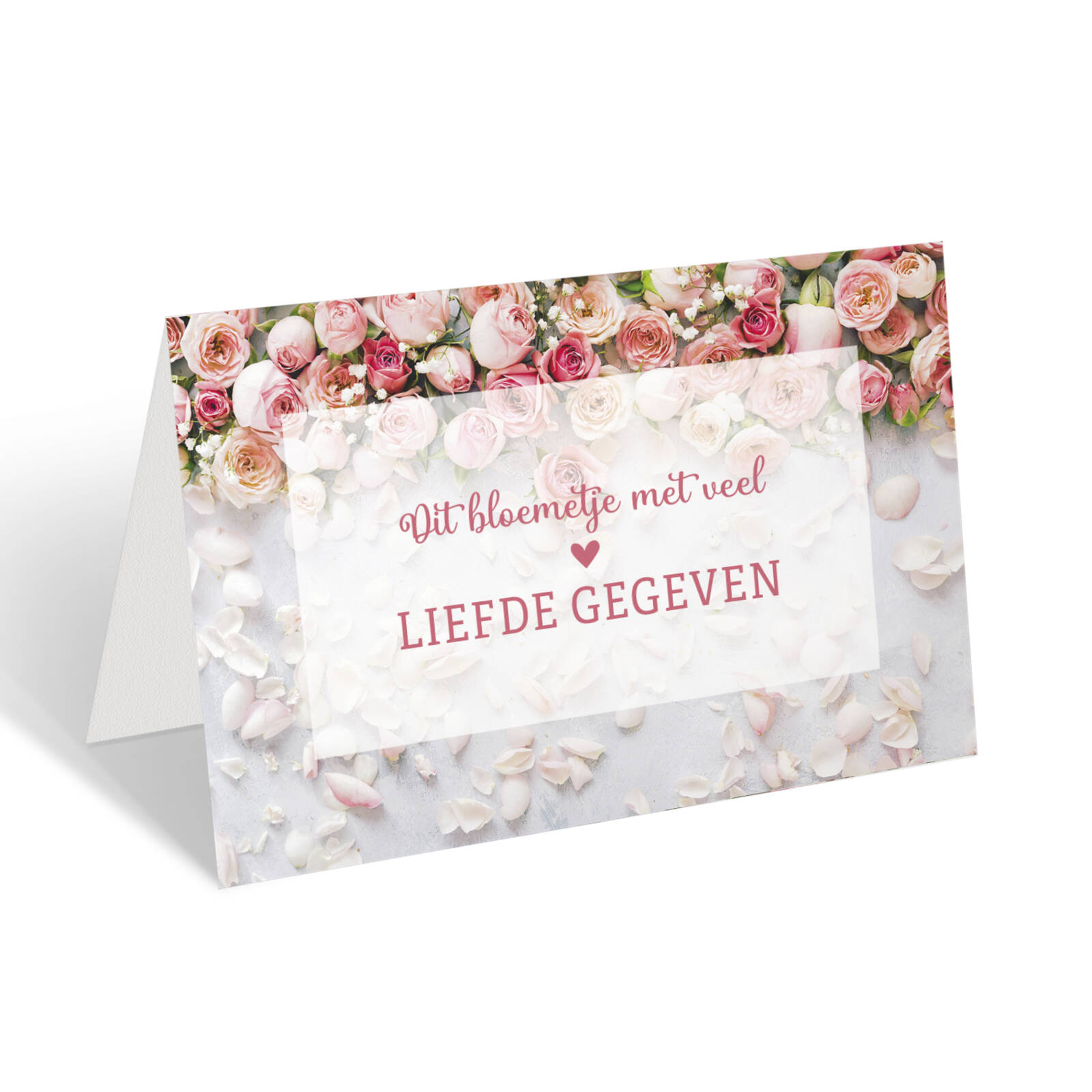 Carte Florale - Ce Fleurs Données Avec Amour