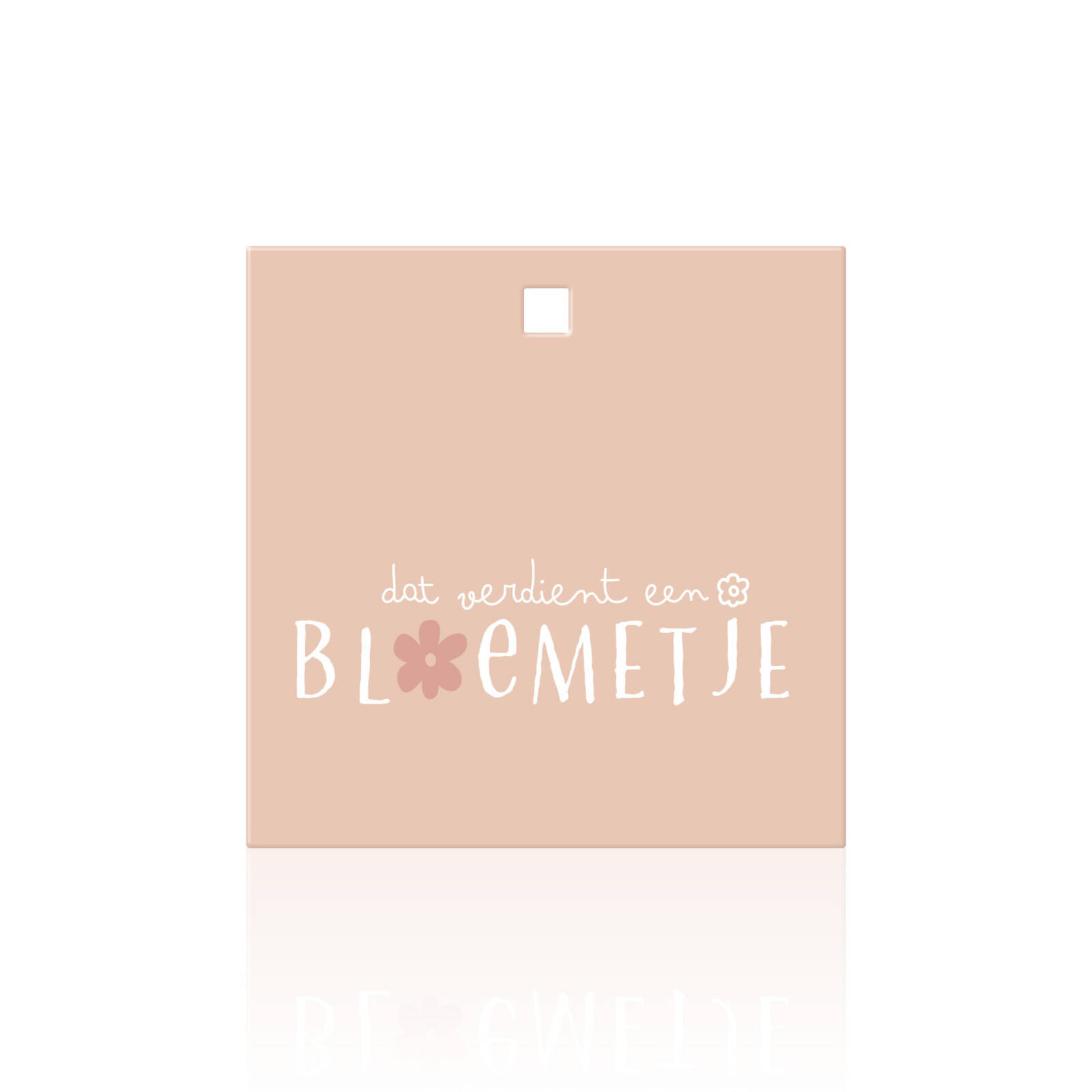 Dat verdient een bloemetje - Cartes carrées