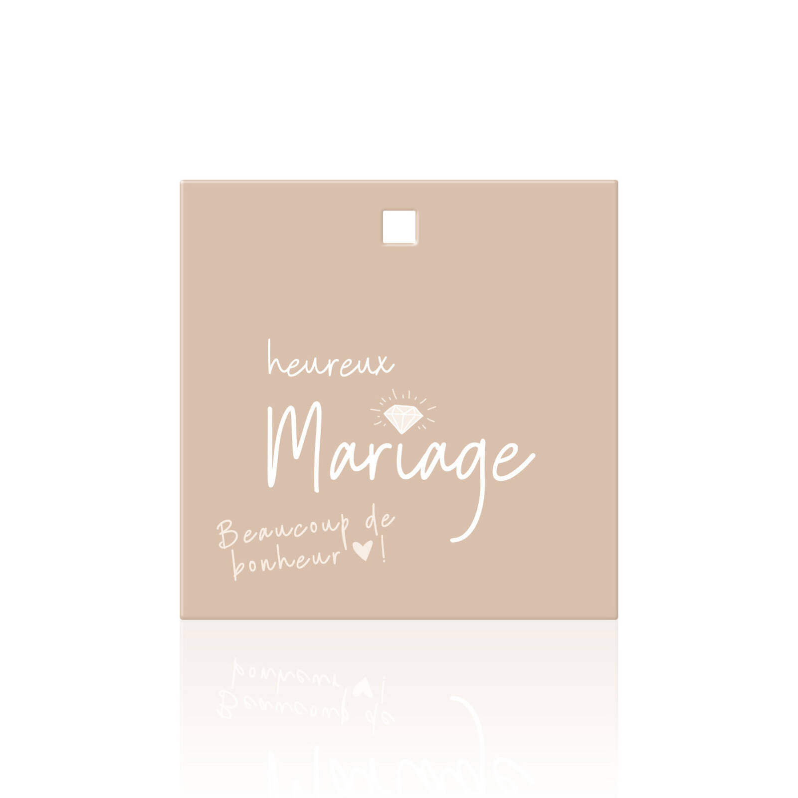 Heureux mariage - Beaucoup de bonheur Carte