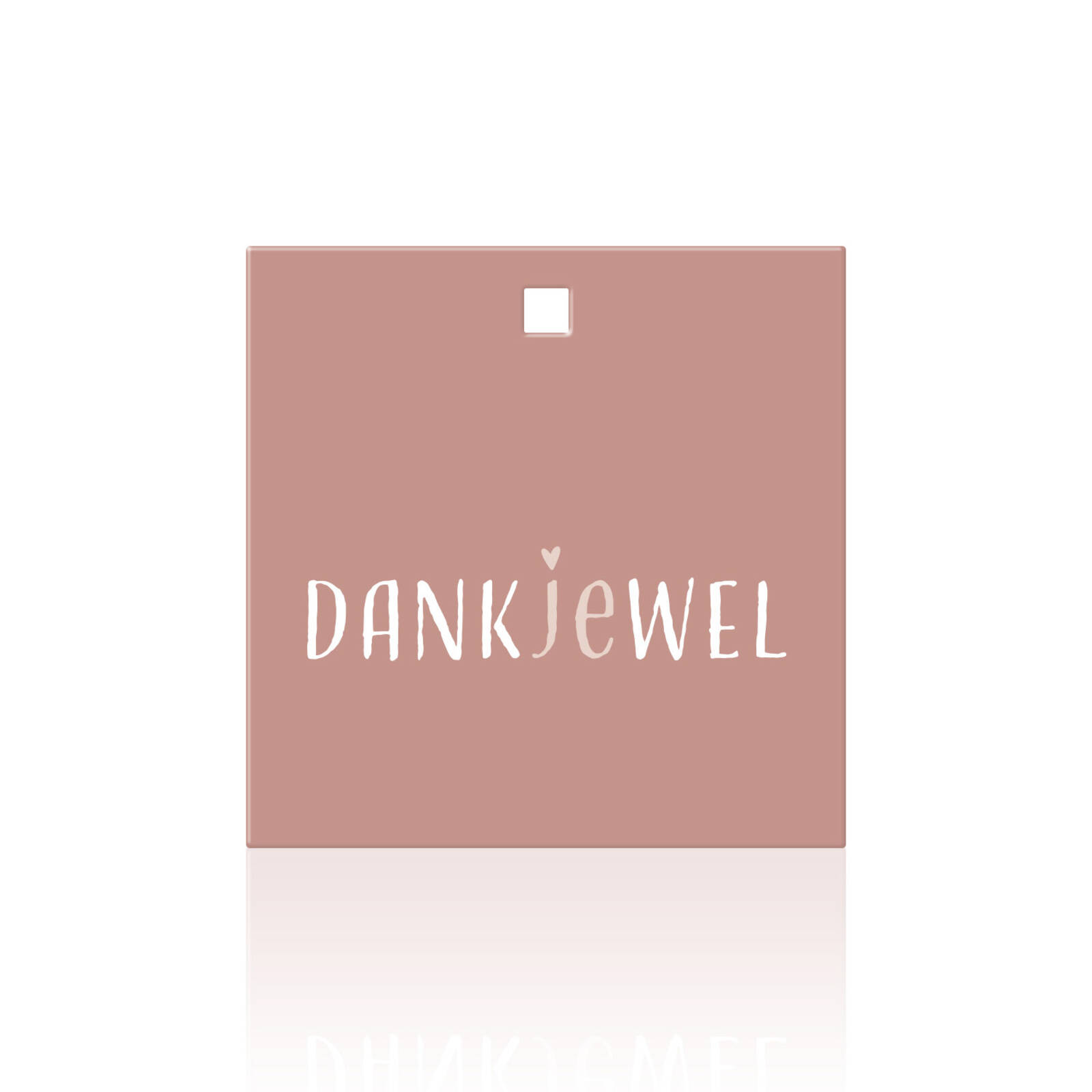 Cartes Carrées Merci - 10 Pièces