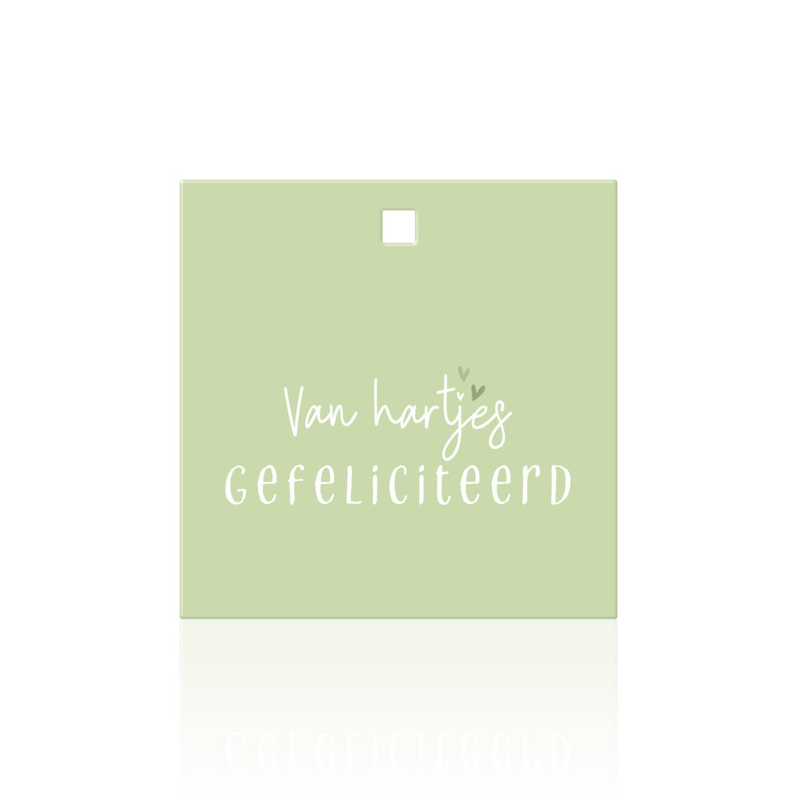 Félicitations en Cœurs - Cartes Carrées