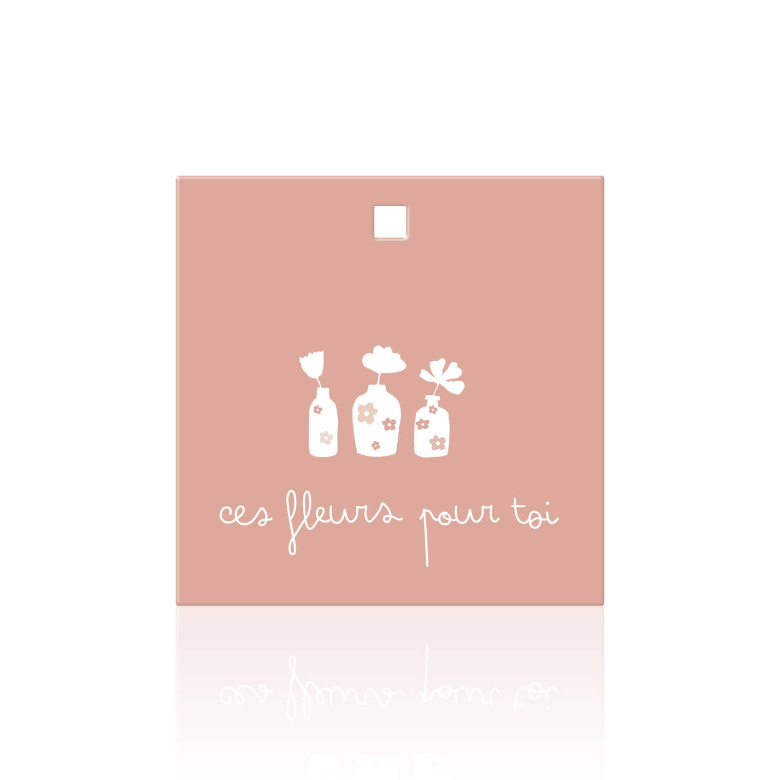 Ces fleurs pour toi - Cartes Carrées