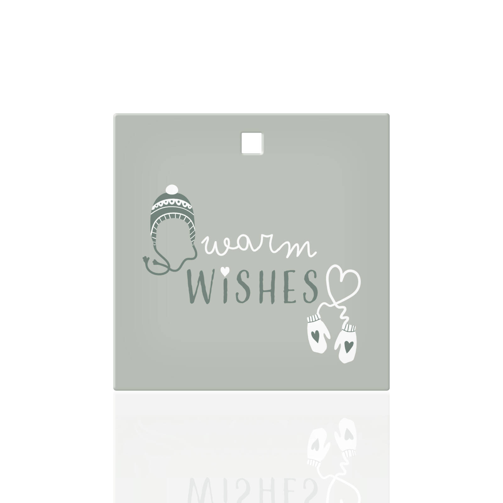 Souhaits chaleureux - Cartes carrées