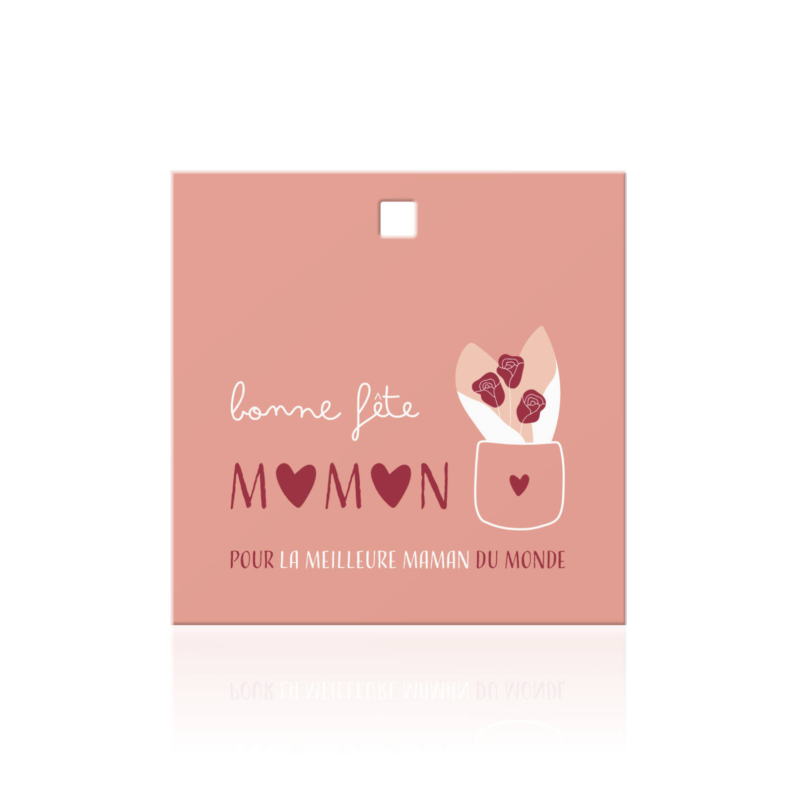 Bonne fête maman - Cartes carrées