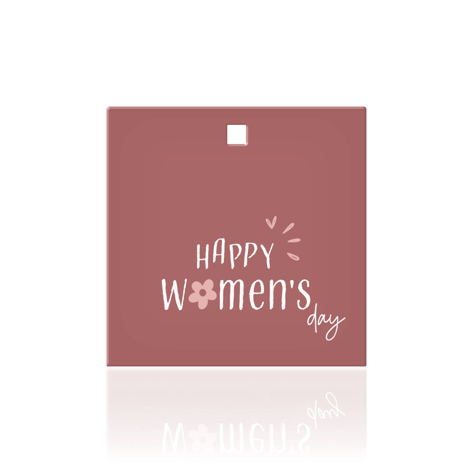 Carte Carrée Joyeuse Journée de la Femme - 10 Pièces