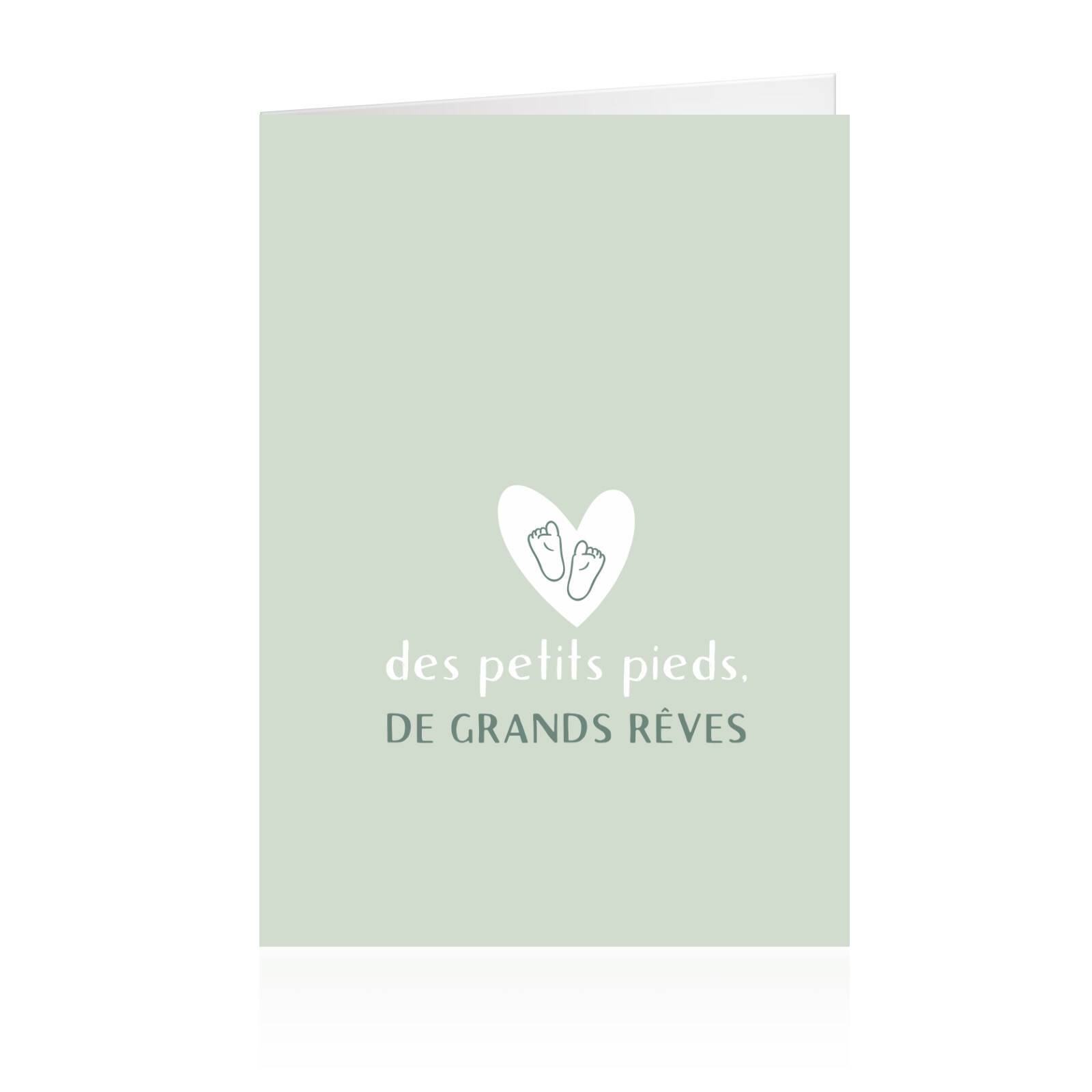 Des petits pieds, de grands rêves - Cartes de vœux