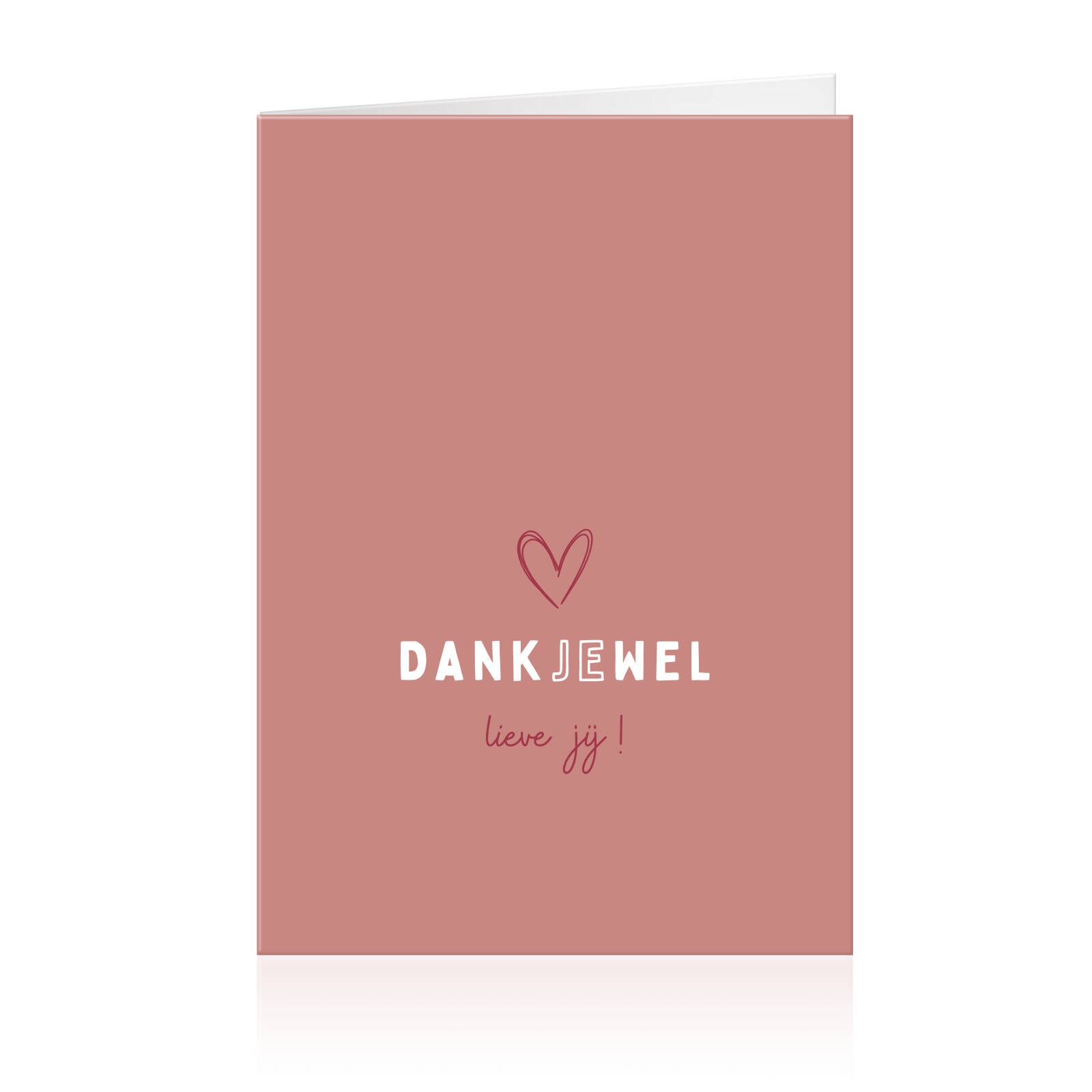 Cartes de remerciement Lieve Jij! - Lot de 10