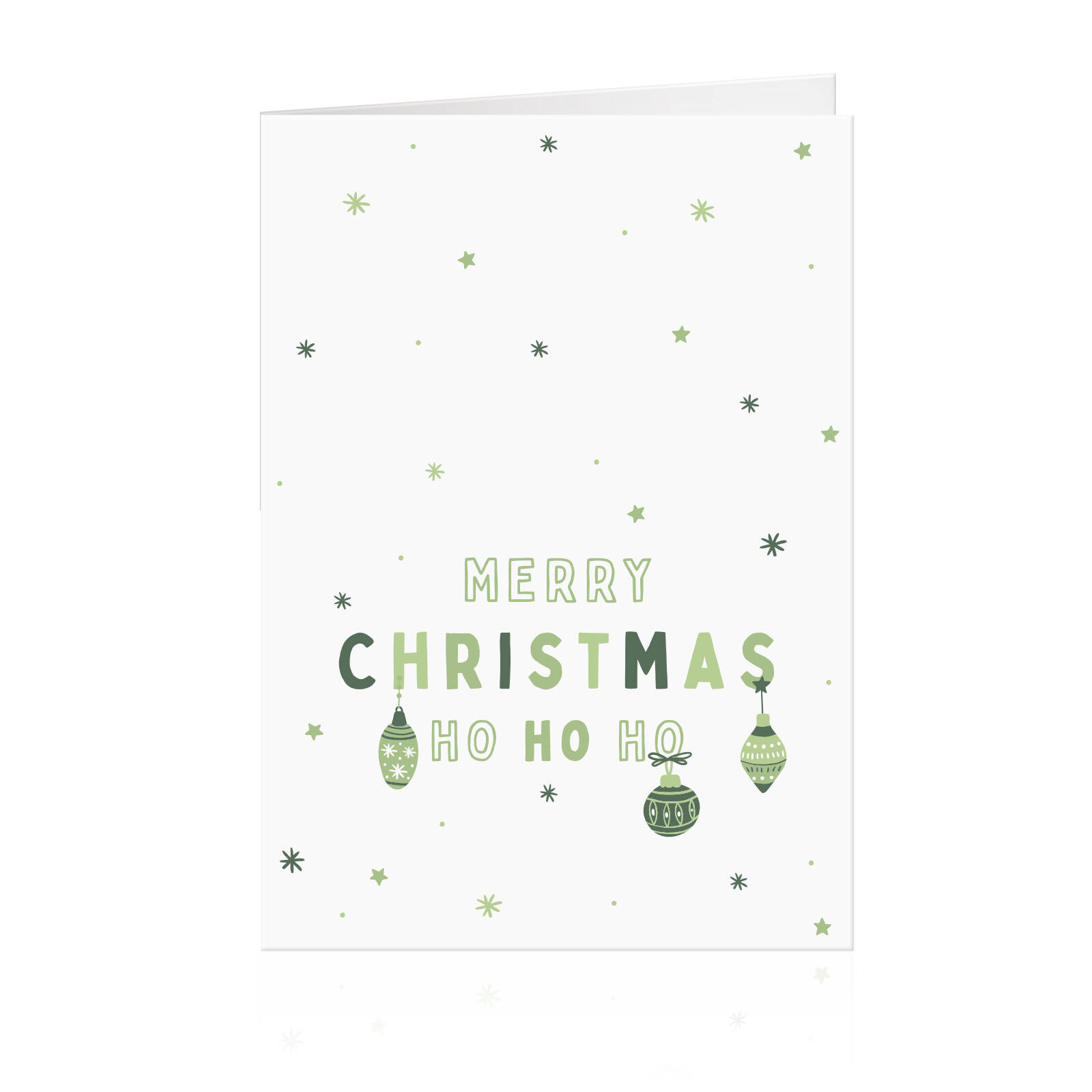 Cartes de Noël Ho Ho Ho - 10 Pièces