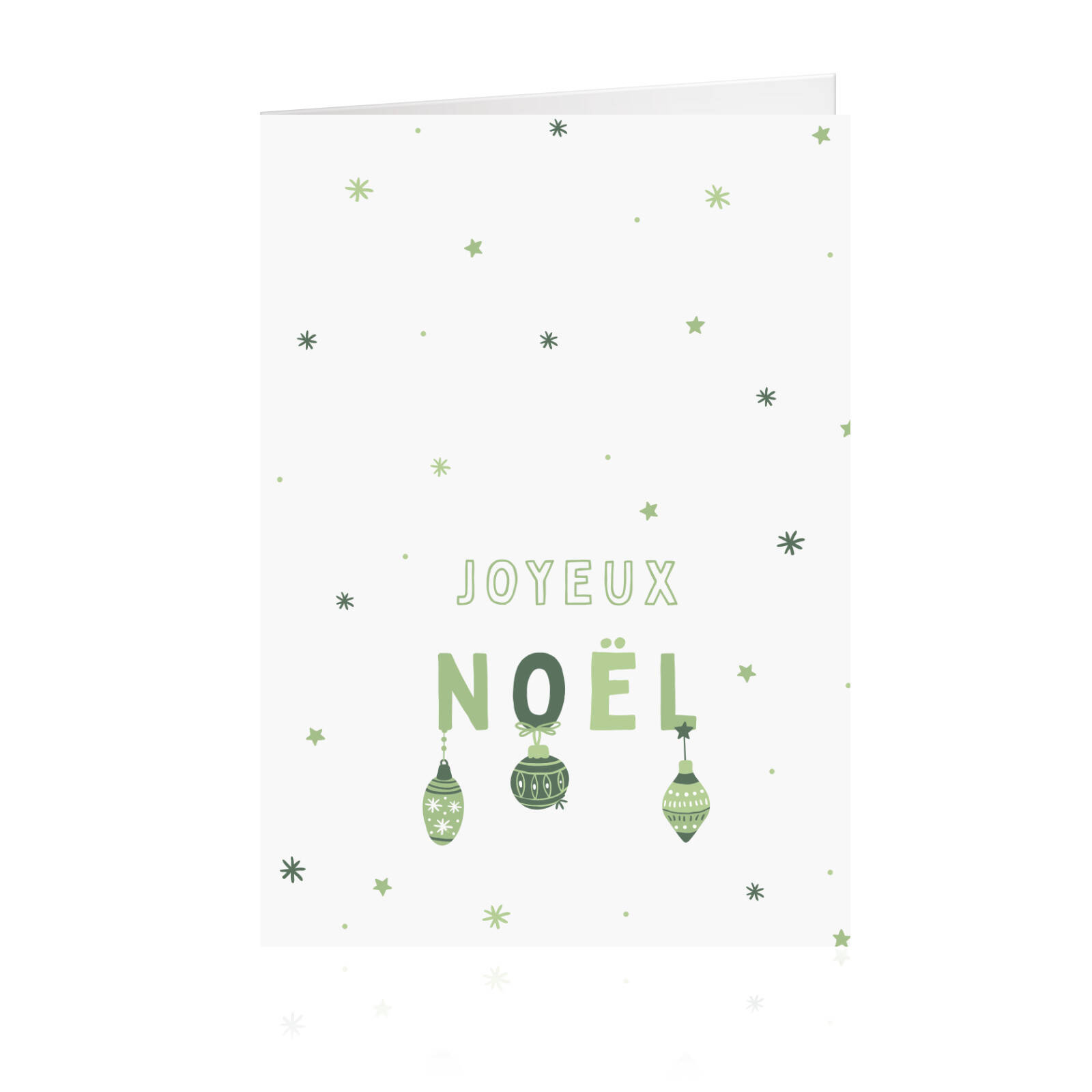 Cartes Joyeux Noël - 10 Exemplaires