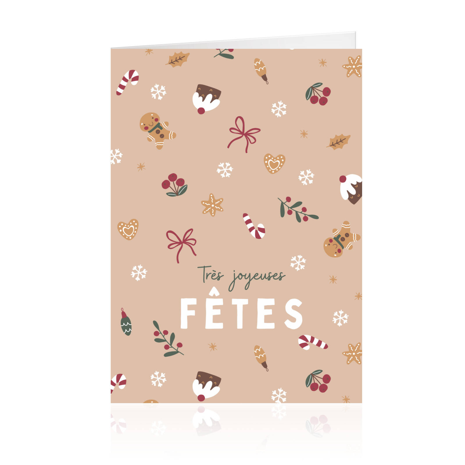 Très joyeuses fêtes - Cartes de vœux par 10