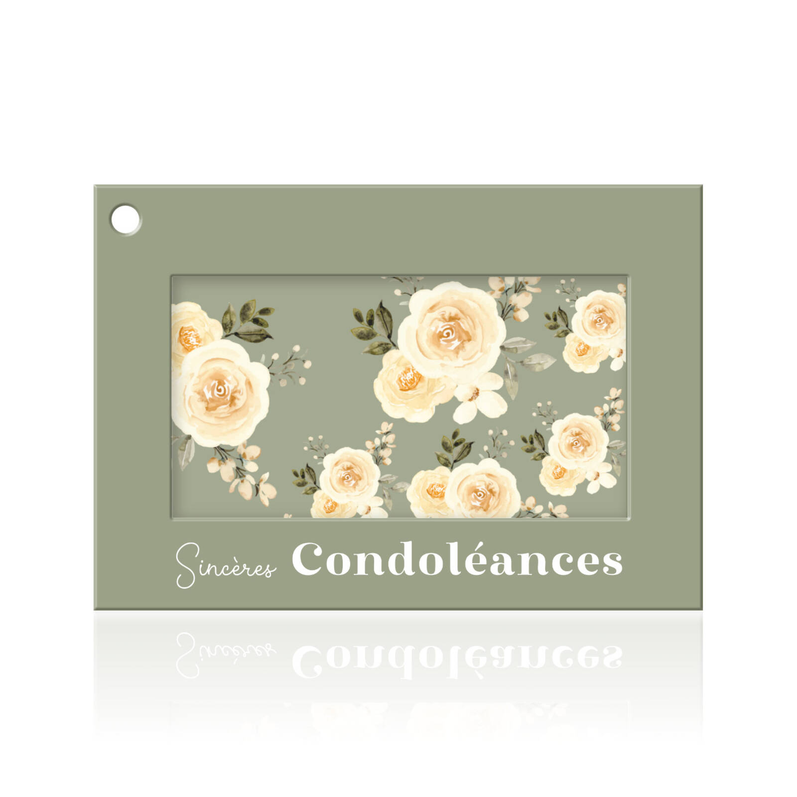 Sincères condoléances - Cartes par 10 unités