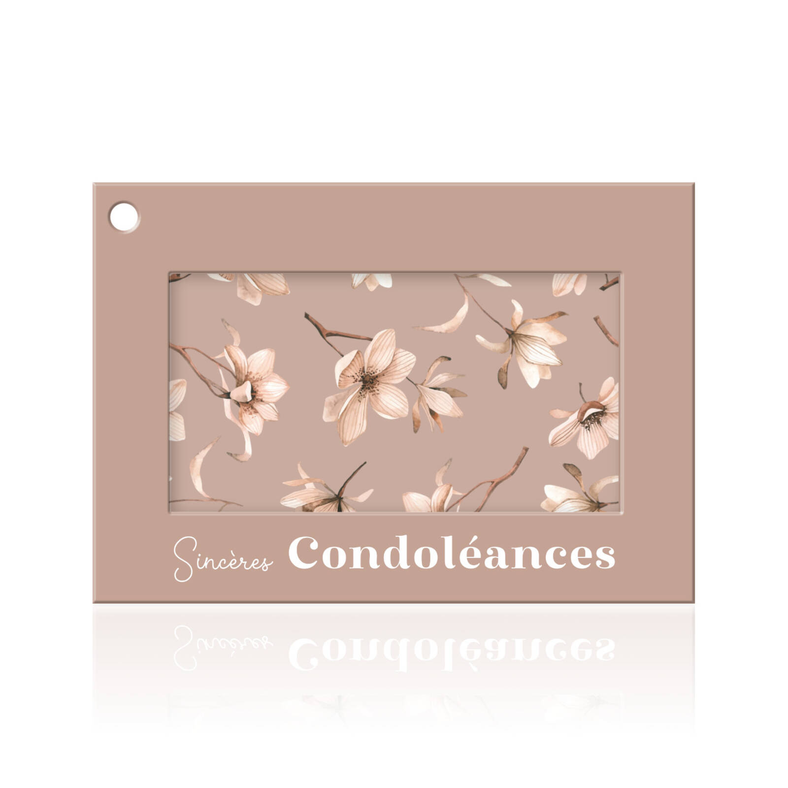 Sincères condoléances - Cartes par 10 pièces