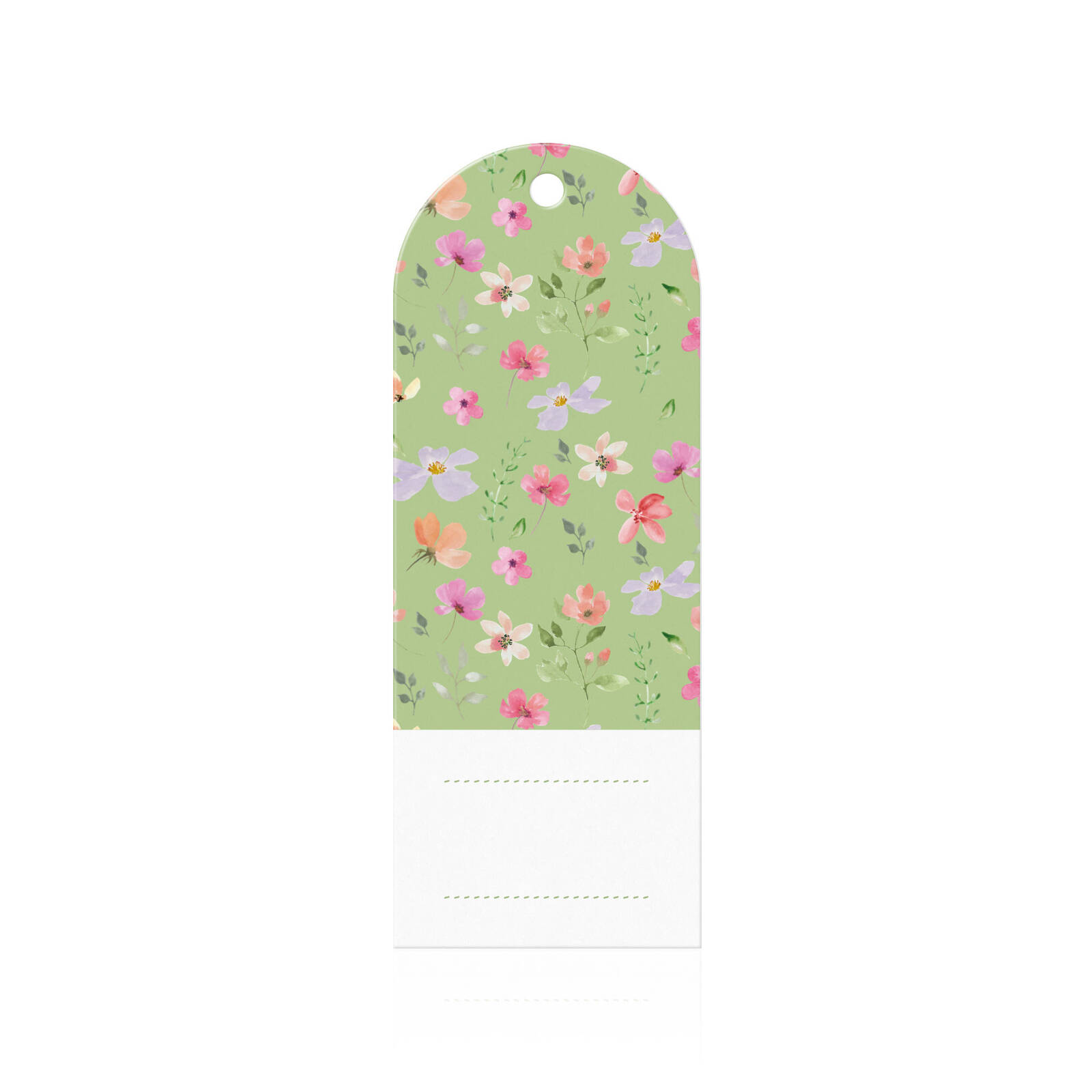 Cartes de Vœux Blanches Allongées - 10 Pièces