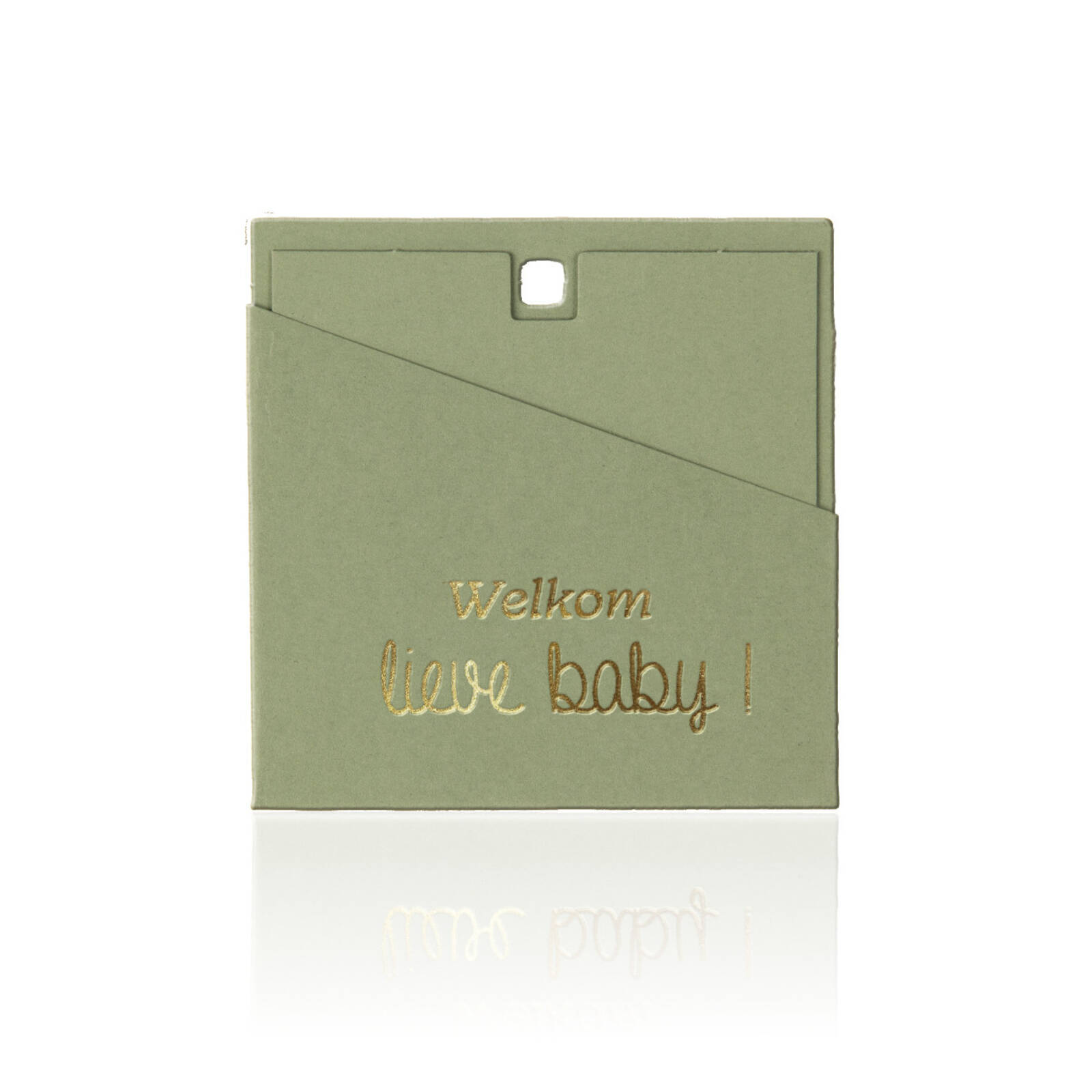 Bienvenue petit bébé - Cartes carrées