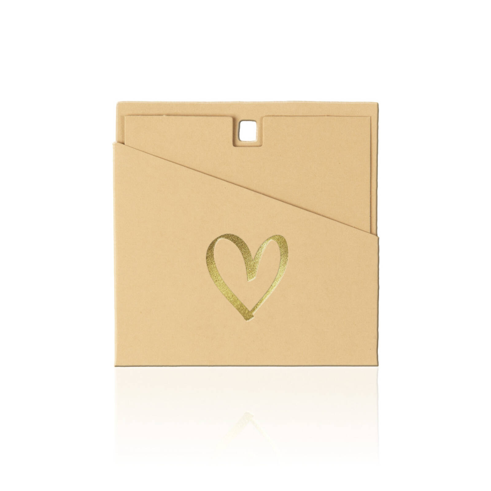 Carte Carrée Vide - Coeur