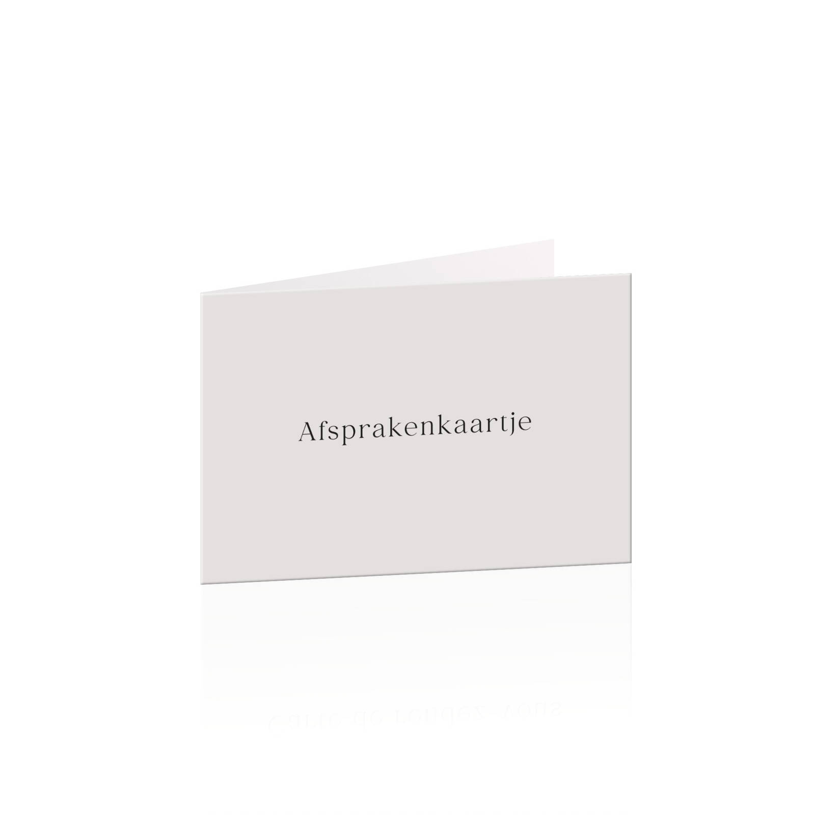 Cartes de rendez-vous Aura White - 50 pièces