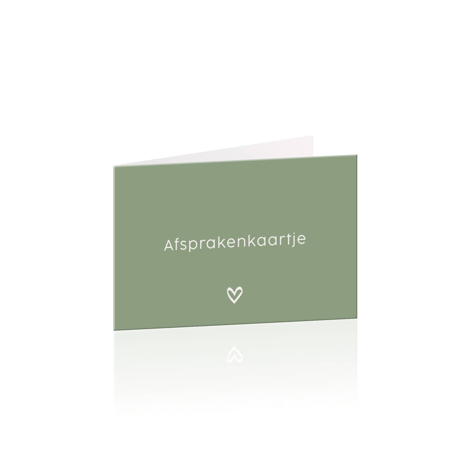 Cartes de rendez-vous Aura Eucalyptus - 50 pièces