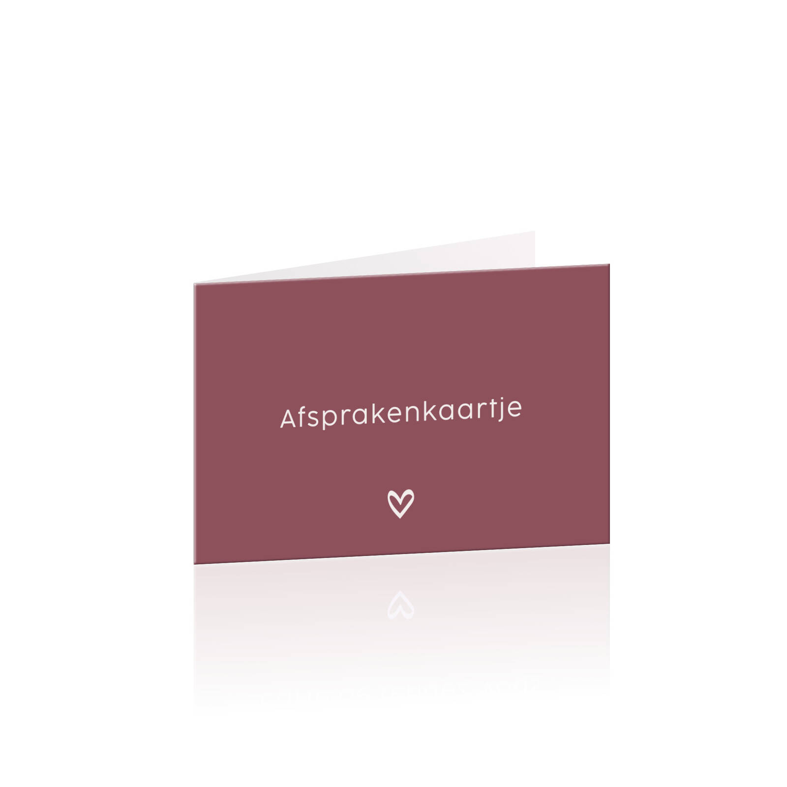 Cartes de Rendez-vous Aura Rouge Foncé - 50 Pièces