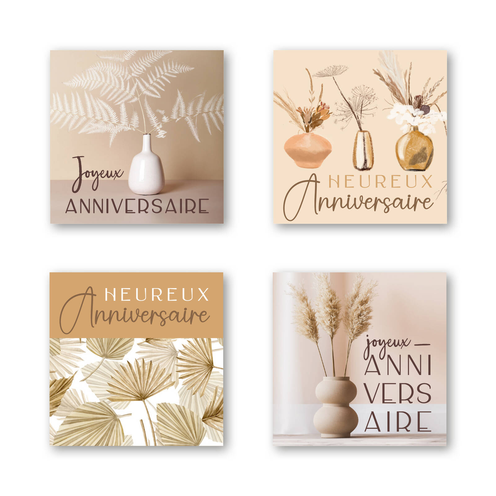 Stickers Joyeux Anniversaire - 1/Rouleau