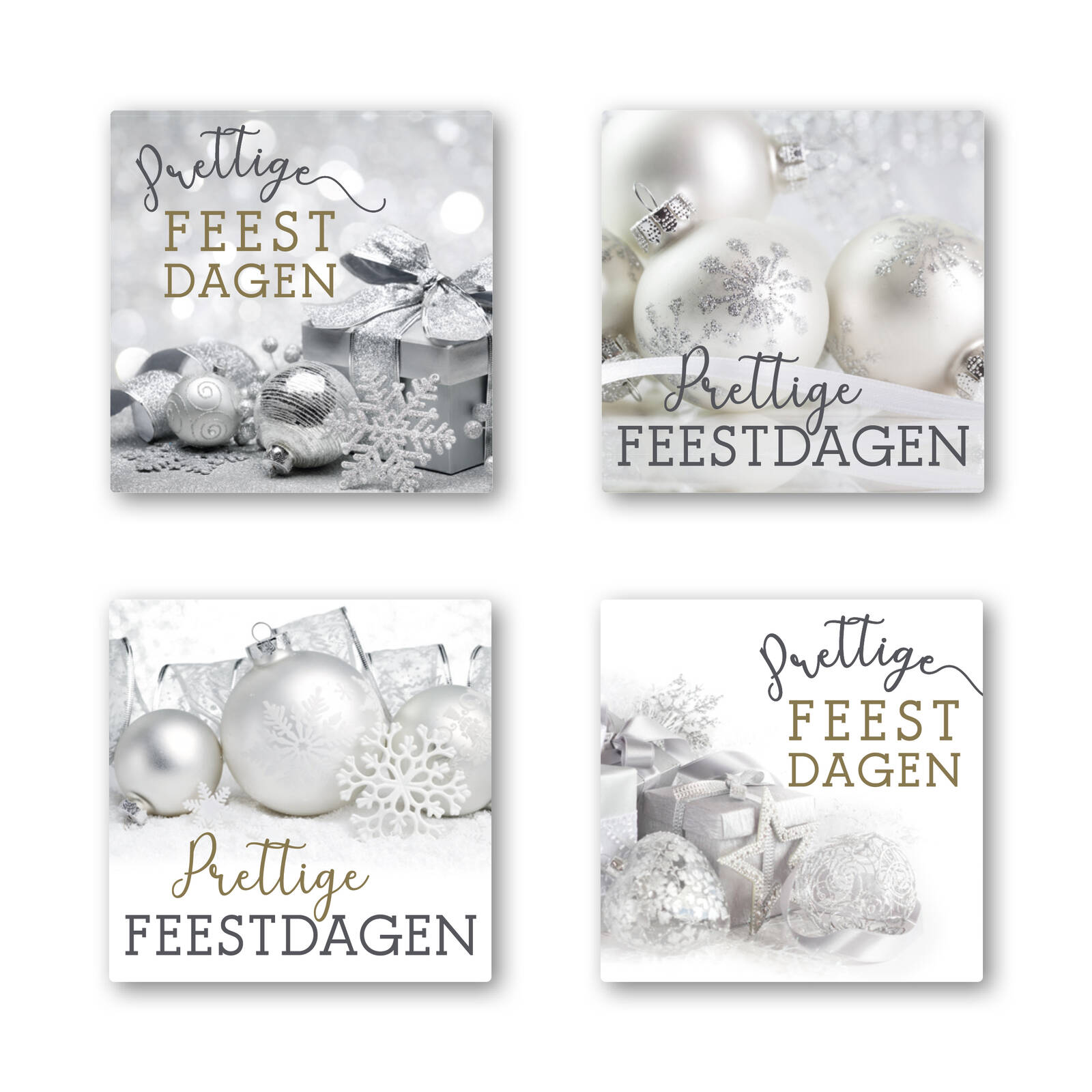 Autocollants Joyeuses Fêtes - Rouleau de 1