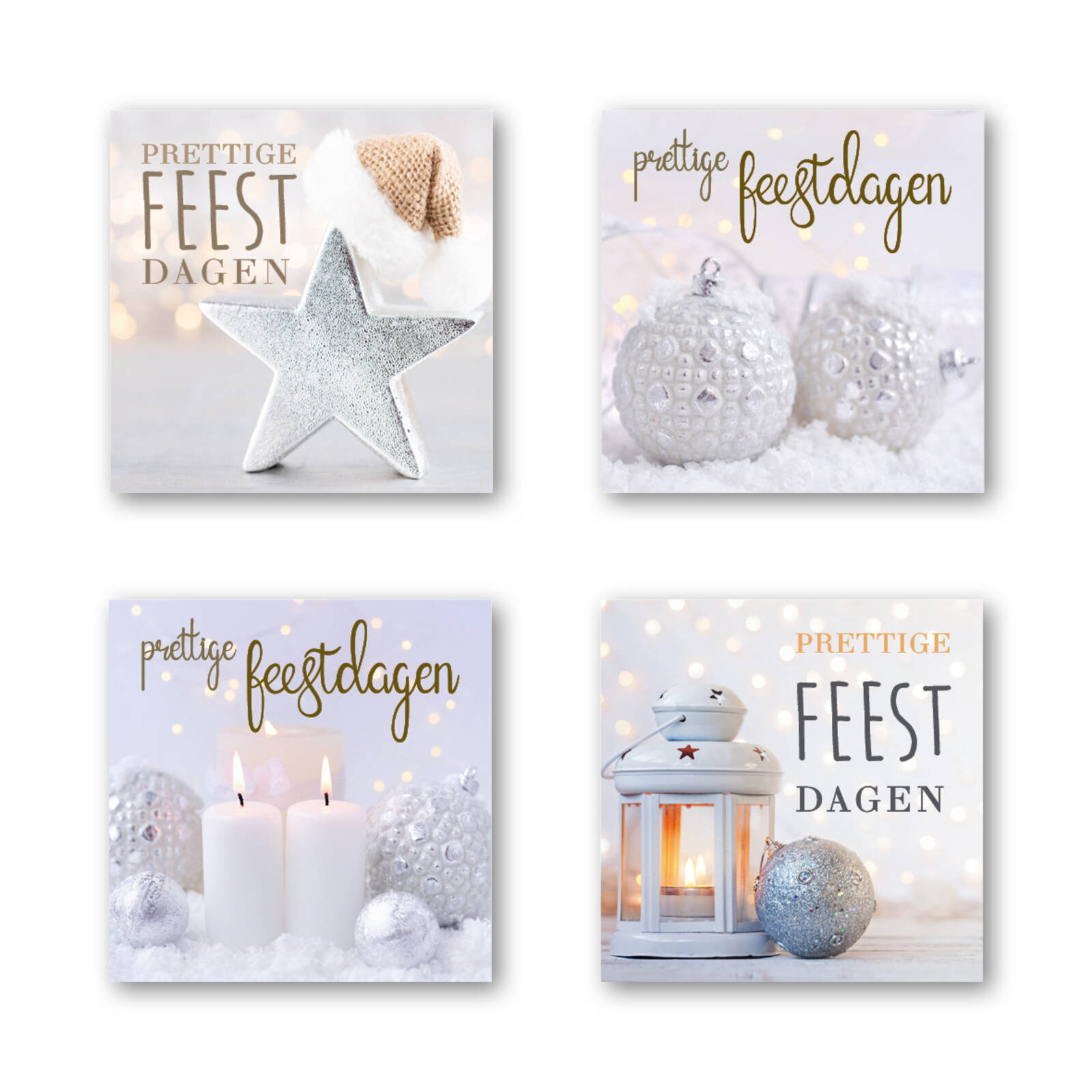 Autocollants Joyeuses Fêtes - 1 rouleau