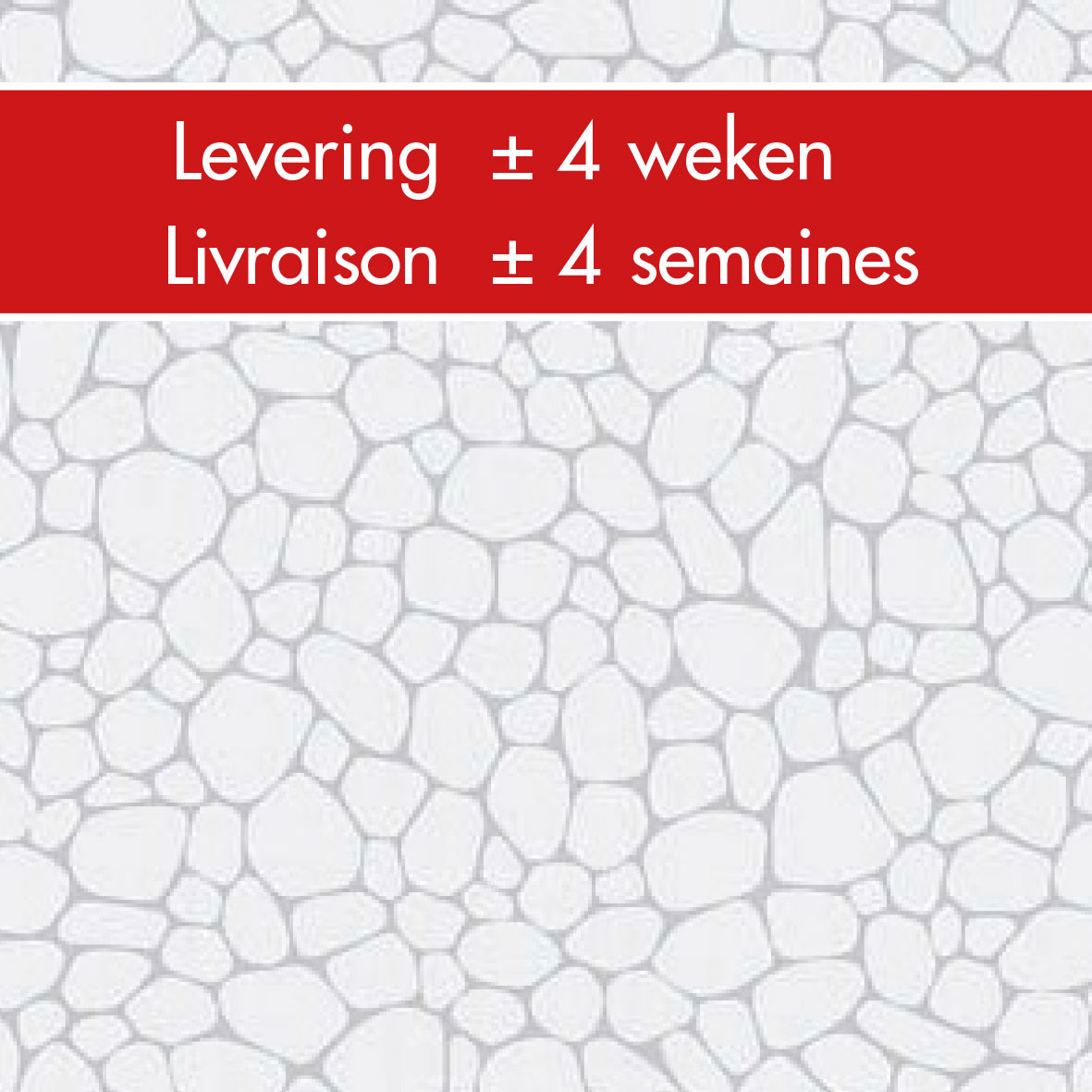 Papier d'emballage white stones