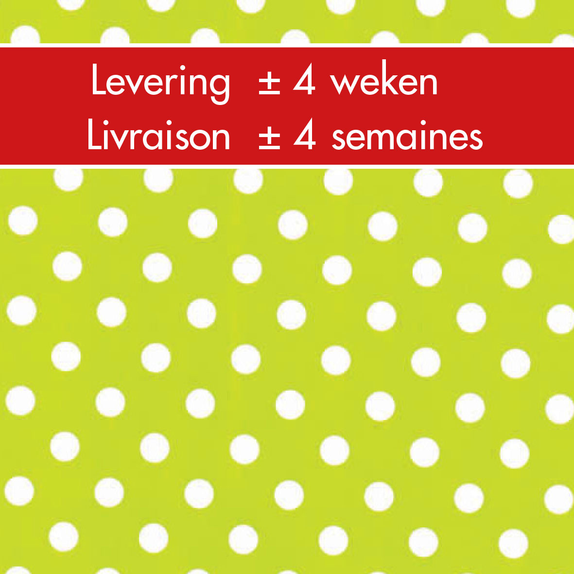 Papier d'emballage: lime dots