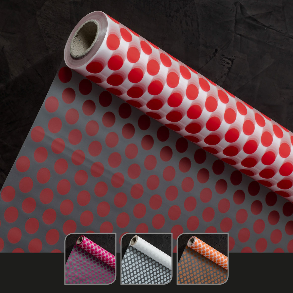 Emballage aux rouleaux: dots (60cm / 50m)