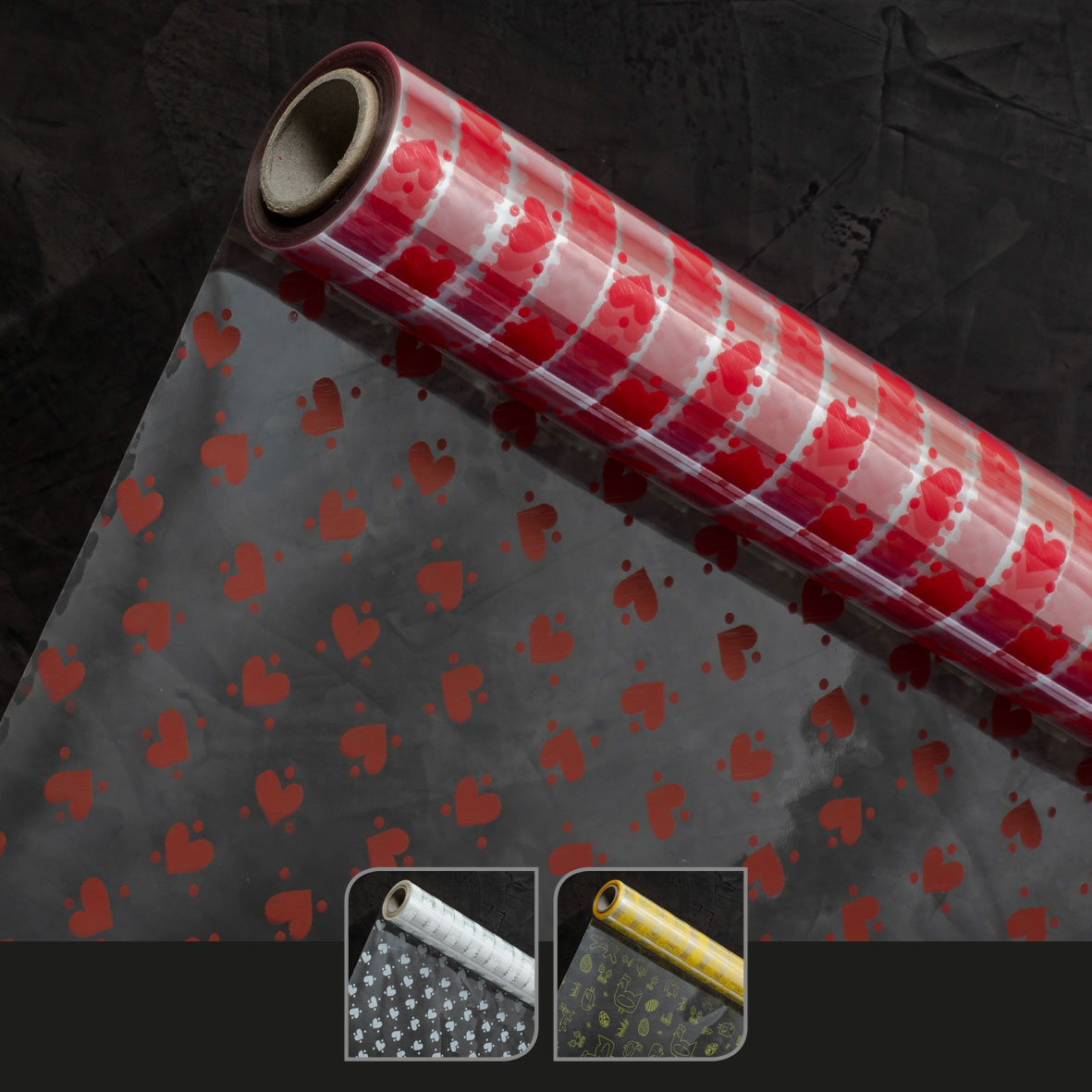 Emballage sur rouleaux: festival (60cm / 50m)